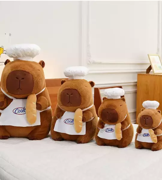 Gấu Bông Capybara Đầu Bếp